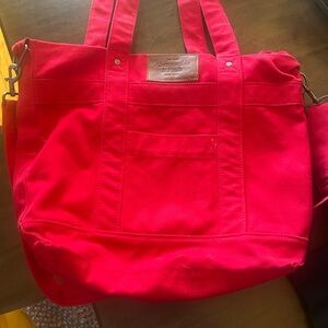 Abercrombie & Fitch Vibrant Red Tote